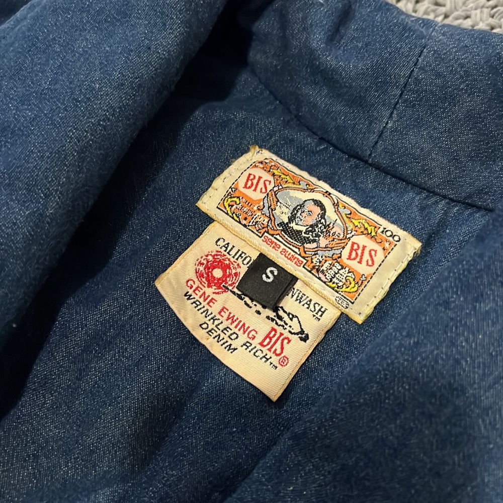 Vintage BIS Wrinkled Rich 2 button vest
